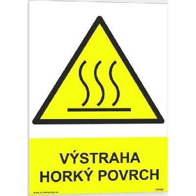 Traiva s.r.o Výstraha horký povrch Verze: Samolepka 148 x 210 mm (A5) tl. 0.1 mm - Kód: 13613