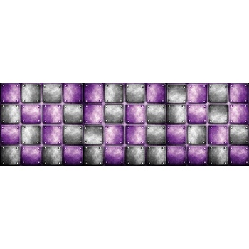 DIMEX ART s. r. o Фототапет за кухня - метални плочки 180 x 60 см