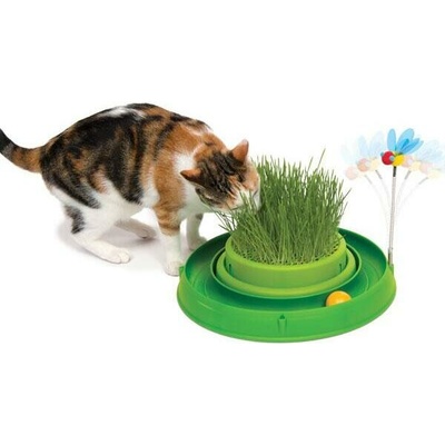 Catit Catit Play n Scratch dráha s trávou 4 x 36 x 39,5 cm