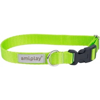 Image 1 of amiplay collar SAMBA - нашийник за куче - ЗЕЛЕН, размер S - 20-35 х 2 см - Полша - 278332