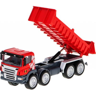 KIK KX5926 Nákladní auto sklápěč červené