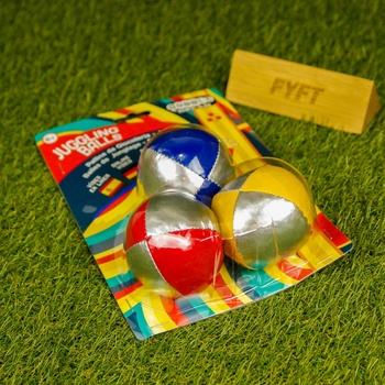 Thuds sada 3 žonglovacích míčků JuggleDream Jednobarevné míčky