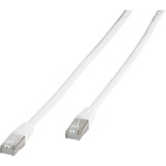 Vivanco Кабел Vivanco - 45368 CAT6, RJ45/RJ45, 1m, бял (45368)