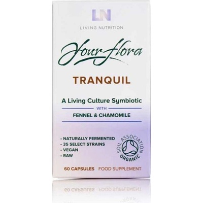 Living Tranquil Fermentovaná probiotika & prebiotika + fenykl & heřmánek 60 kapslí