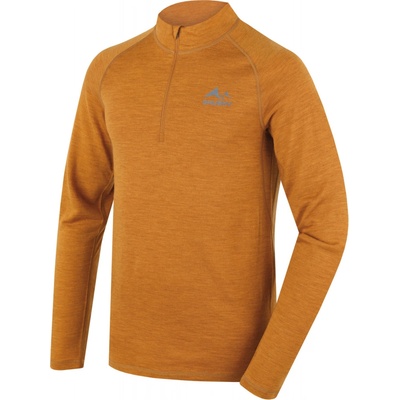 Husky Merow Zip pánské Merino termo triko mustard