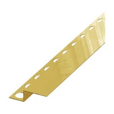 Eviso gold LCGO0102 Spádová lišta lesk nerez 1,5 m