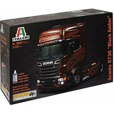 Italeri: Model Scania R730 Truck Black Amber 1:24