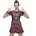 Devil fashion дамска рокля DEVIL FASHION - Scottish Red - SKT109
