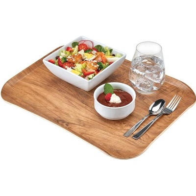 Cambro Podnos Wood hnědá oliva 33x43cm