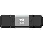 Silicon Power USB памет Silicon Power Mobile C51 64GB, USB-А и USB Type-C (USB 3.2 G (4713436155560)
