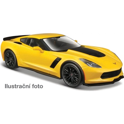 Maisto Corvette Z06 2015 žltá 1:24