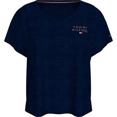 Tommy Hilfiger Dámské tričko UW0UW05570 DW5 Tm. modrá