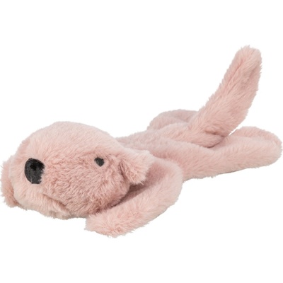 Trixie vianočná veverička ležiaca so šuštiacou fóliou ružová