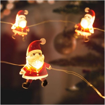 Family LED Vianočná reťaz 20xLED 2xAA 2,2m teplá biela LC3546