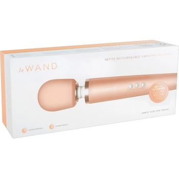 Le Wand Petite - ексклузивен масажиращ вибратор (розово злато)