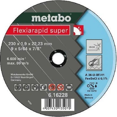 Metabo Řezný kotouč 230 x 1,9 x 22,23 mm 616228000