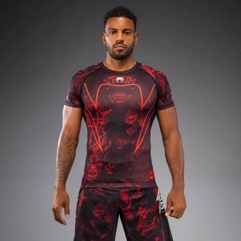 Image 1 of VENUM Рашгард Venum 20th Anniversary Short Sleeve Rashguard - Black/Red - M