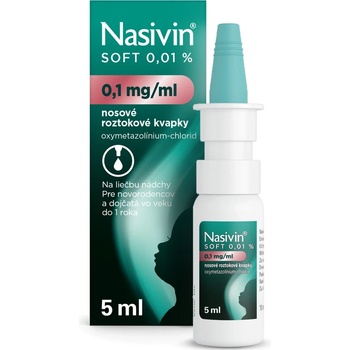 Nasivin Soft 0,01% int.nao.1 x 5 ml