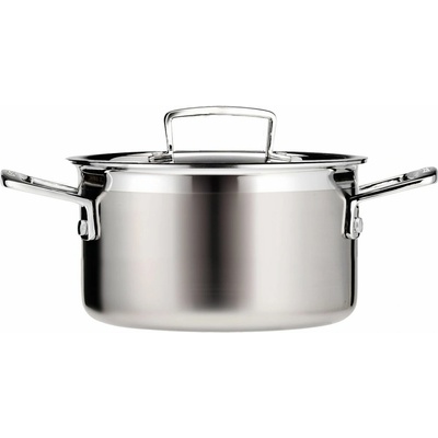 Le Creuset Kastról CLASSIC 18 cm, 2,3 l, strieborná, nerezová oceľ