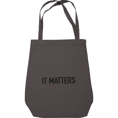 The Organic Company Чанта тип торба It Matters тъмносива (1128-110)