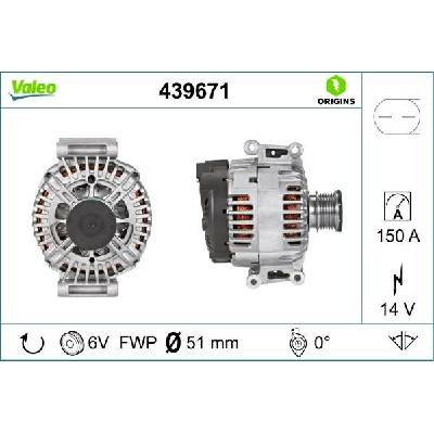 Alternátor VALEO 439671