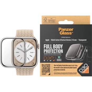 PanzerGlass Стъклен протектор PanzerGlass - D3O Bio, Apple Watch 7/8/9, 45 mm (5711724036873)