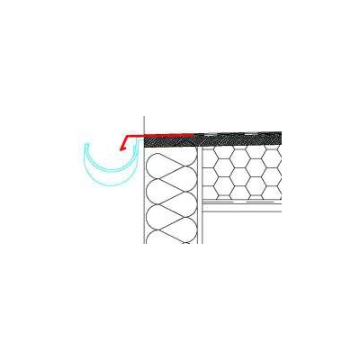 Blix PVC Atiková okapnice norm 250 RAL 7040 Okenní šedá