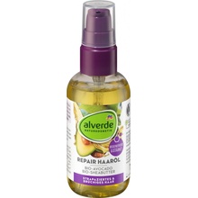 Alverde Naturkosmetik vlasový olej bio avokádo & bio bambucké máslo 75 ml