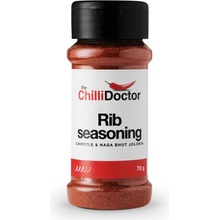 The ChilliDoctor Koření na žebra s chilli Chipotle a Naga Bhut Jolokia 70 g