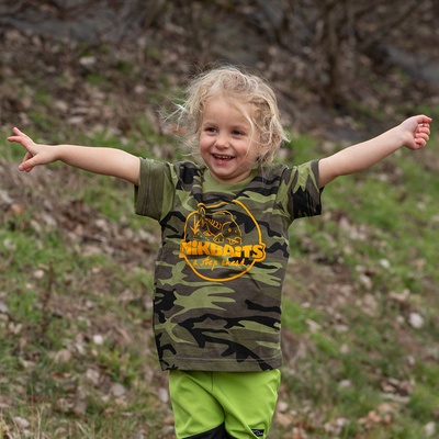 Mikbaits dětské tričko camou – Zboží Mobilmania