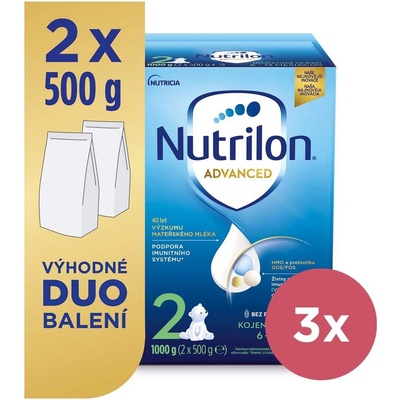 Nutrilon 2 Advanced DUO balenie 3 x 1 kg