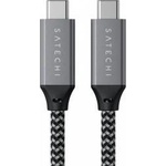 SATECHI USB-C / USB-C 100W, 40Gbps, 25cm space gray