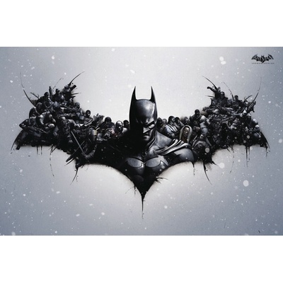 Umelecká tlač Batman Arkham Origins - Logo, (40 x 26.7 cm)