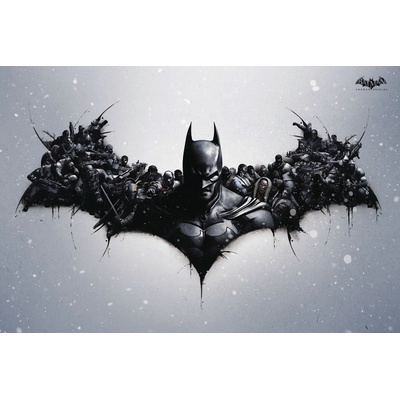 Plagát, Obraz - Batman Arkham Origins - Logo, 40 × 26.7 cm