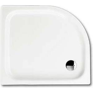 KALDEWEI Advantage - Четвърткръгла асиметрична душ-кабина „Zirkon 501-1, 90x75 см, бяла - душ-кабина, противоплъзгаща, без полистиролова основа 455530000001 (455530000001)