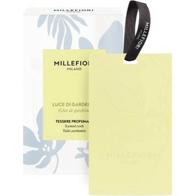 Millefiori Milano Laundry Luce Di Gardenia vonná karta 3 ks