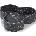 Humdakin Голяма купа Humdakin Pisa Terrazzo 32 см черна (443-115)