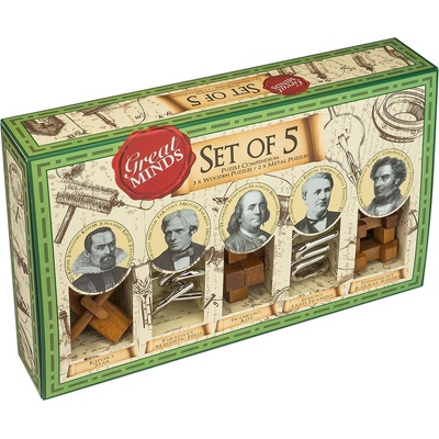 Professor Puzzle Комплект логически пъзели Professor Puzzle - 5 броя (GM1124)