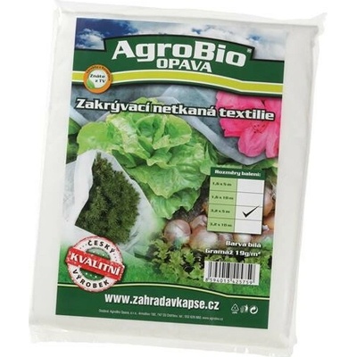 AgroBio 06429743 Netkaná textílie 3,2x5m bílá