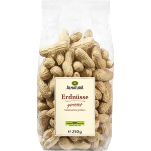 Alnatura Био печени фъстъци в черупка - 250 г