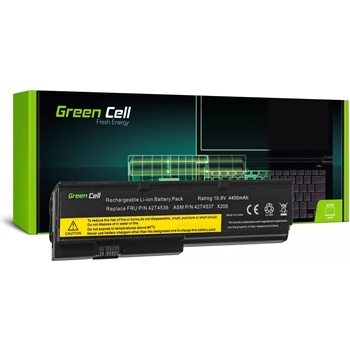 Green Cell Battery for Lenovo ThinkPad X200 X201 X200s X201i / 11, 1V 4400mAh (LE16)