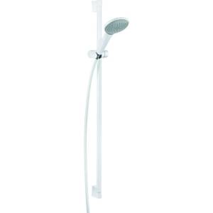 Kludi Freshline - Комплект душ-глава 120, 1 струя, штанга и маркуч, бял 6784091-00 (6784091-00)