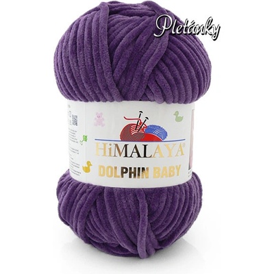 Himalaya Příze Dolphin Baby 80340 - sytá fialová