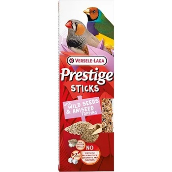 Versele-Laga Versele- Laga - Prestige Sticks Finches -Small Passerine with Wild Seed & Aniseed - Лакомство за финки и дребни врабчови птици - стикове със диви семена и анасон, 2х30гр