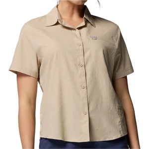 Columbia Дамска риза с копчета Columbia Women's Silver Ridge Utility II S/S Shirt - Ancient Fossil (133-1386-0112)