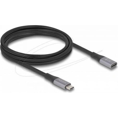 Delock Удължителен кабел USB-C, 40 Gbps, PD 240W, 1 м, сив (DELOCK-81201)