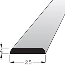 Lišta krycí borovice 25x4mm, délka 200cm