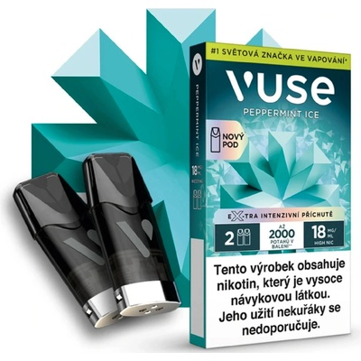 British American Tobacco Vuse Pods Peppermint Ice 18 mg 2 ks