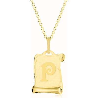 Gemmax Zlatý řetízek s písmenem P GUSYN-85201-36261