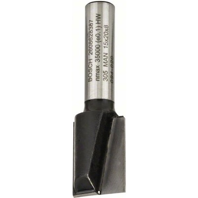 BOSCH Drážkovací fréza 8 mm, D1 15 mm, L 20 mm, G 51 mm 2608628387